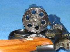 Smith & Wesson Model 17-4 double-action .22 revolver.  SN BEB0730.  Includes original box.
