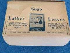 WWII "Clean up for Uncle Sam" NOS Lather Leaves soap
