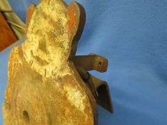 Steel bear target from a carnival shooting gallery