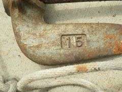 15-pound anchor with rope