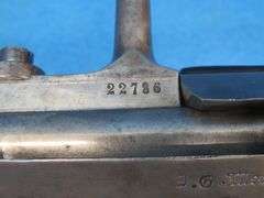 Amberg Arsenal Mauser Model 1871 11mm bolt-action rifle.  SN 22786.  First model Mauser rifle ever p