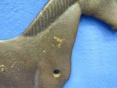 Dempster 58G cast iron horse windmill weight. Weight approx. 13 Lbs.
