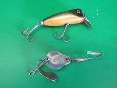 Al Foss Shimmy No. 5, and Wood Mfg 2" Dipsy Doodle