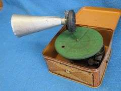 Bing Pigmy phonograph - Germany, works
