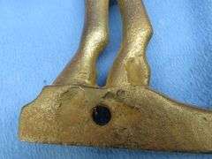 Dempster 58G cast iron horse windmill weight. Weight approx. 13 Lbs.