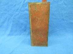 Antique tin container for oil from the National Oil & Grease Co. in Minneapolis