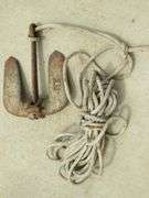 15-pound anchor with rope