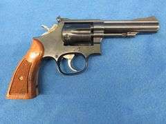 Smith & Wesson Model 17-4 double-action .22 revolver.  SN BEB0730.  Includes original box.