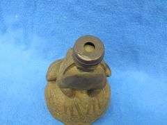 Cast iron frog lawn sprinkler made by Nuydea