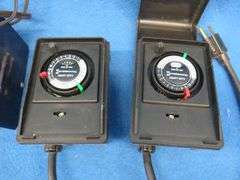 Trickle charger and two Intermatic timers