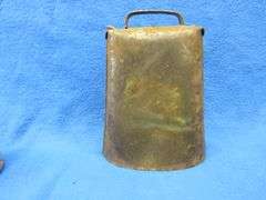 Vintage cowbell with original clapper