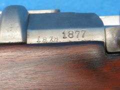 Amberg Arsenal Mauser Model 1871 11mm bolt-action rifle.  SN 22786.  First model Mauser rifle ever p
