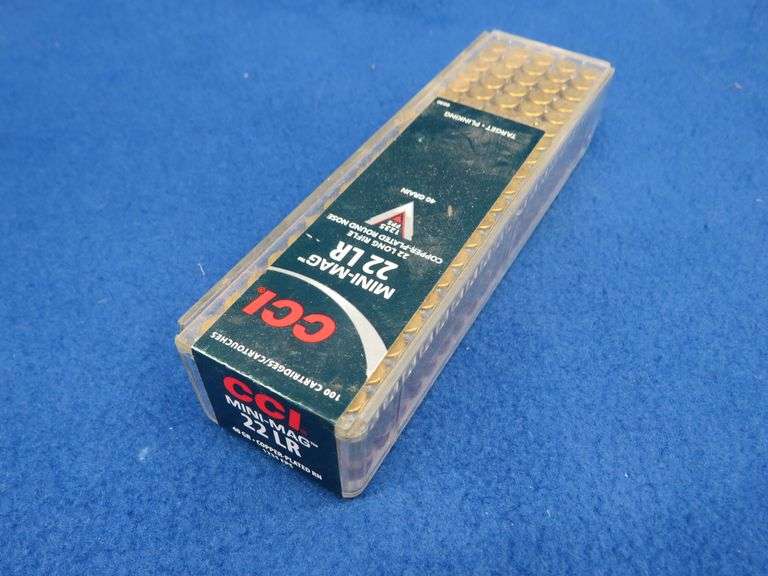 100 CCI 22LR rounds