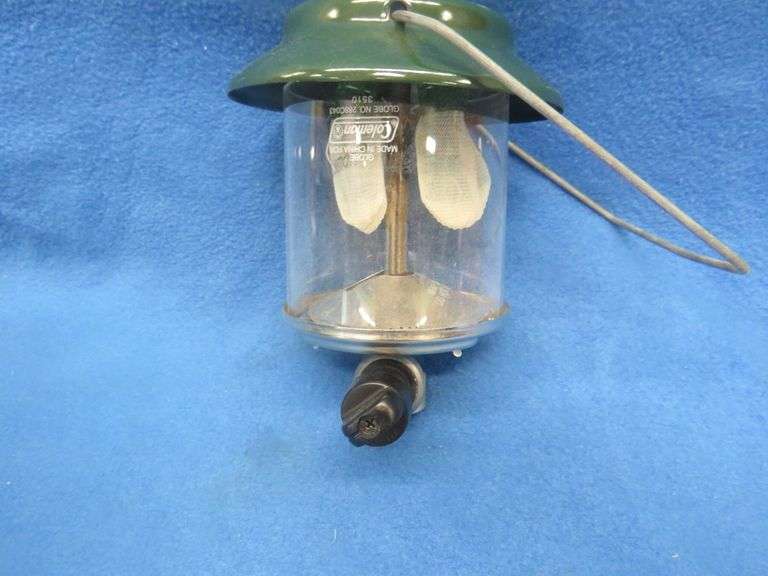 Coleman double-mantle propane lantern with new mantles