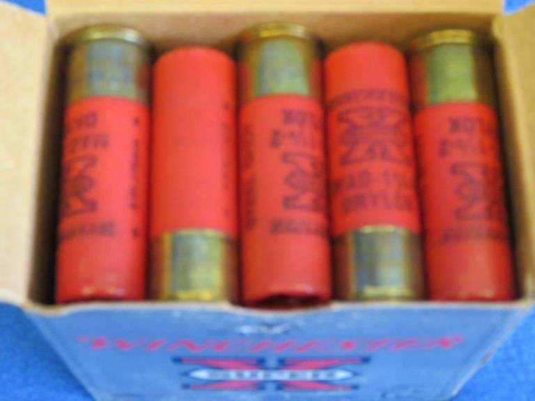 25 Winchester 2-shot steel, 12-gauge rounds