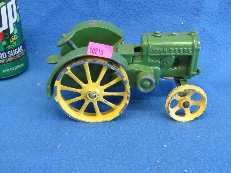 John Deere metal tractor