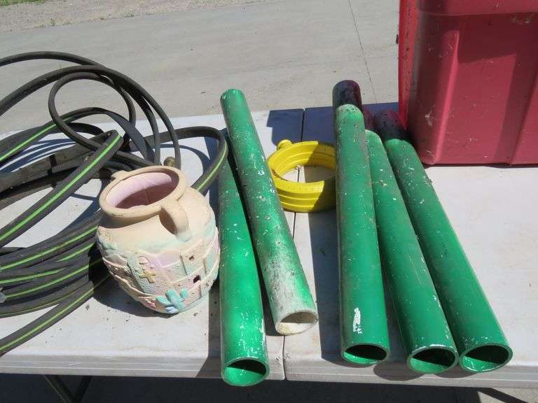 Solar lights, soaker hose, and more