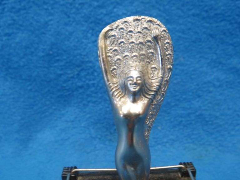 Vintage 1930s Art Deco Parker of London Silent Flame Table Lighter- Untested