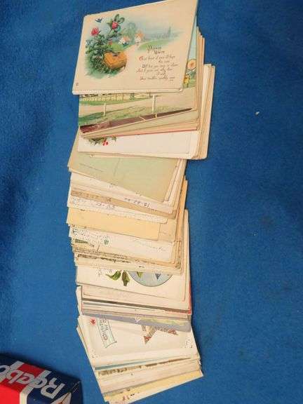 Hundreds of postcards going back to the early 1900s.  Holiday, travel, RPPCs, and more.  Most are po