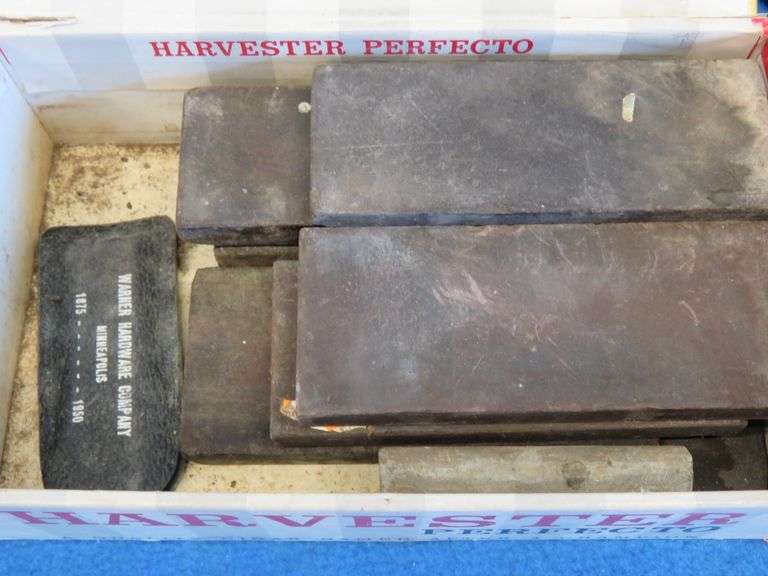 Cigar box with sharpening stones