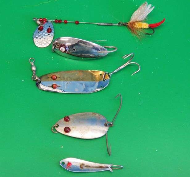 Mixed spoons including Herter's Barbary Coast