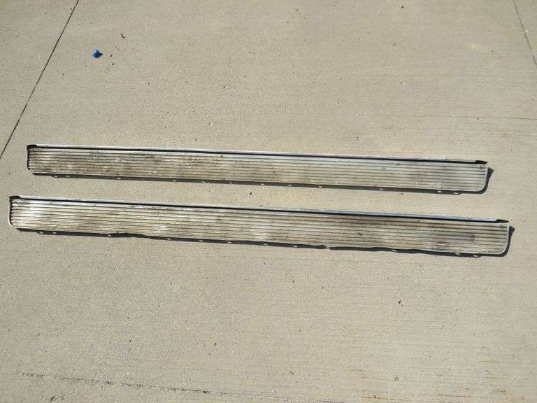 Two 1963 Chevrolet Corvette rocker moldings