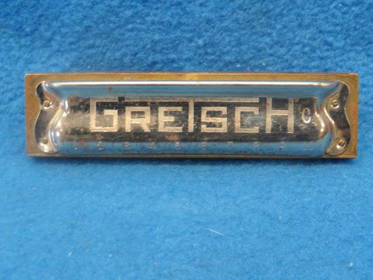 Gretsch diatonic Eagle brand harmonica in the key of C.