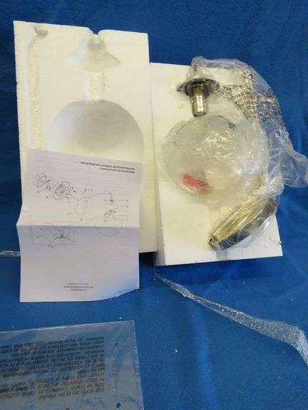 NIB Blown Glass Sconce