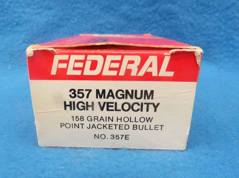 Fifty Federal 357 Magnum.  158-grain JHP.