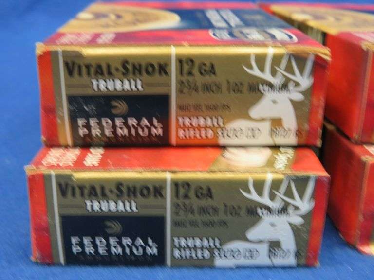 20 Federal 12-gauge slug rounds