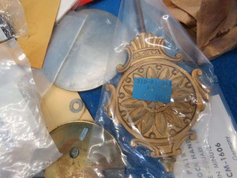 Clock parts both new and used