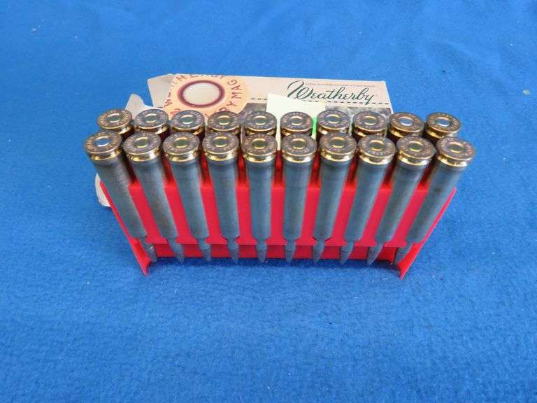 20 Weatherby 257 WBY Magnum rounds
