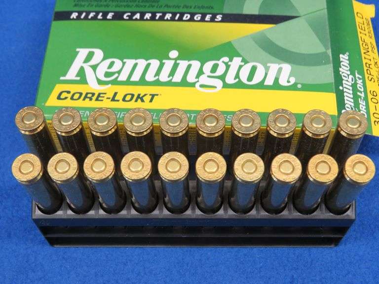 20 Remington 30-06 Springfield rounds