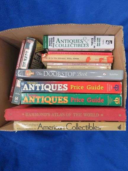 Several books with values of antiques and other collectibles