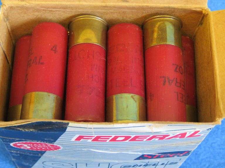 24 Federal 4-shot, 12-gauge rounds