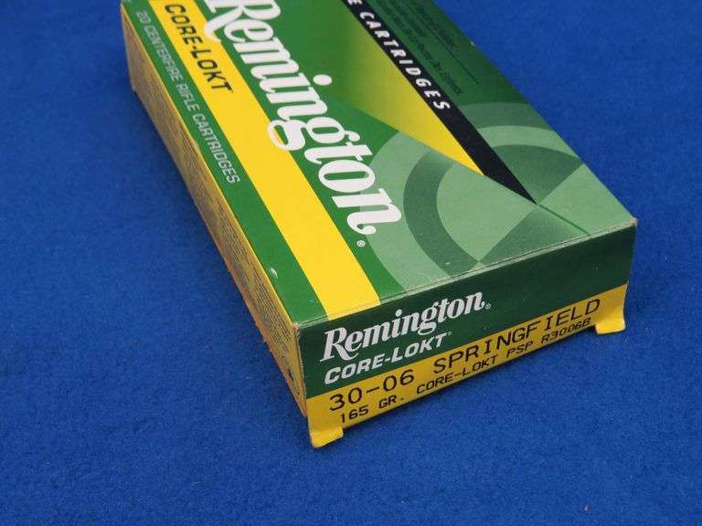 20 Remington 30-06 Springfield rounds