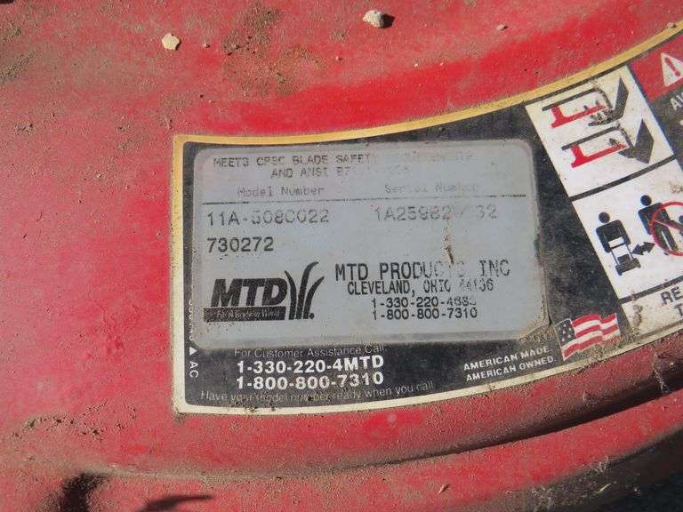 MTD Lawn Chief 5 HP push mower.  22" cut.  Has compression.