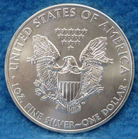 2012 American Silver Eagle.  One ounce of .999 fine silver.
