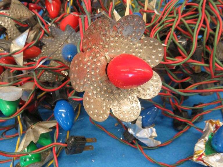 Both vintage and modern Holiday lights