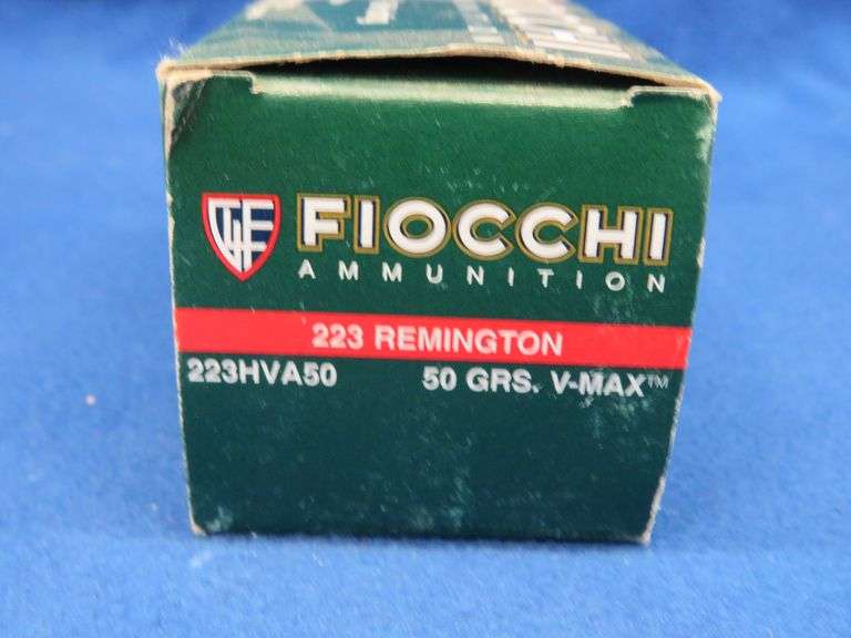 50 Fiocchi 223 Remington rounds
