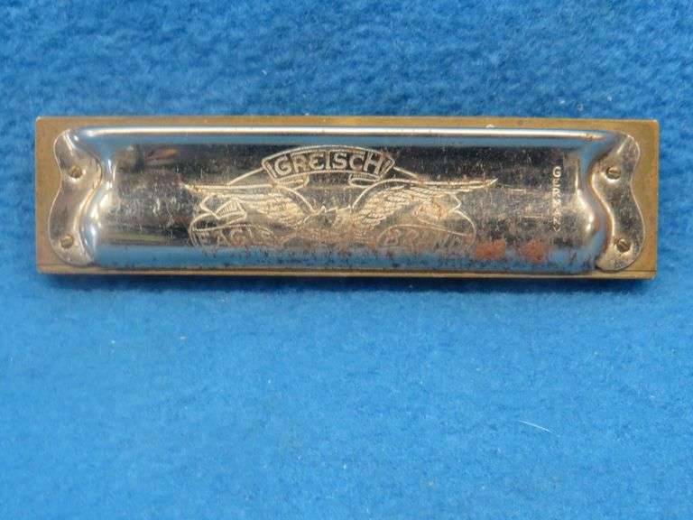 Gretsch diatonic Eagle brand harmonica in the key of C.