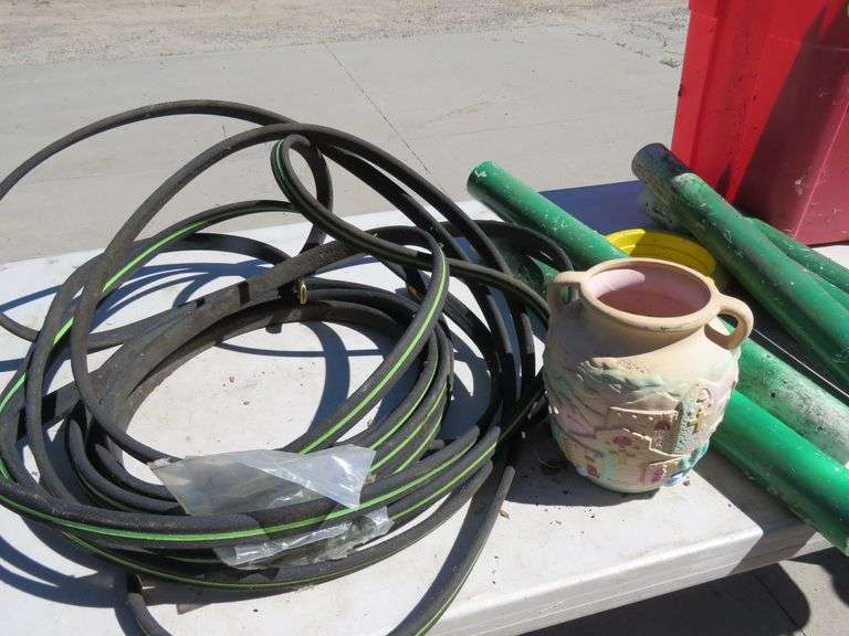 Solar lights, soaker hose, and more