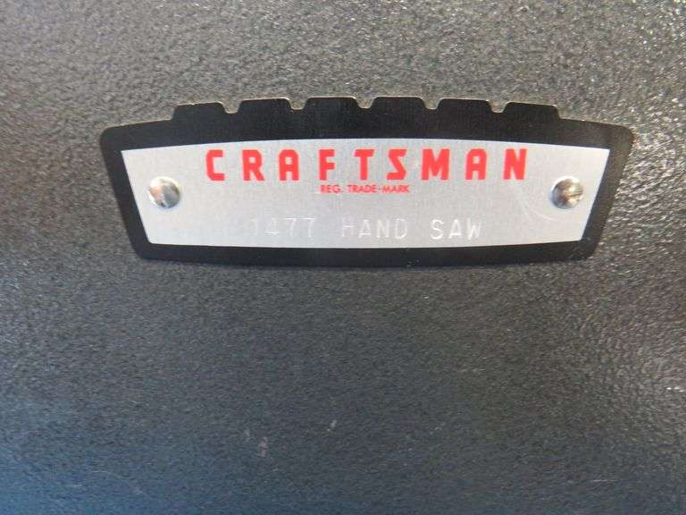 Craftsman 7" circular saw in a metal case.  Includes 3 new and 3 used extra blades.