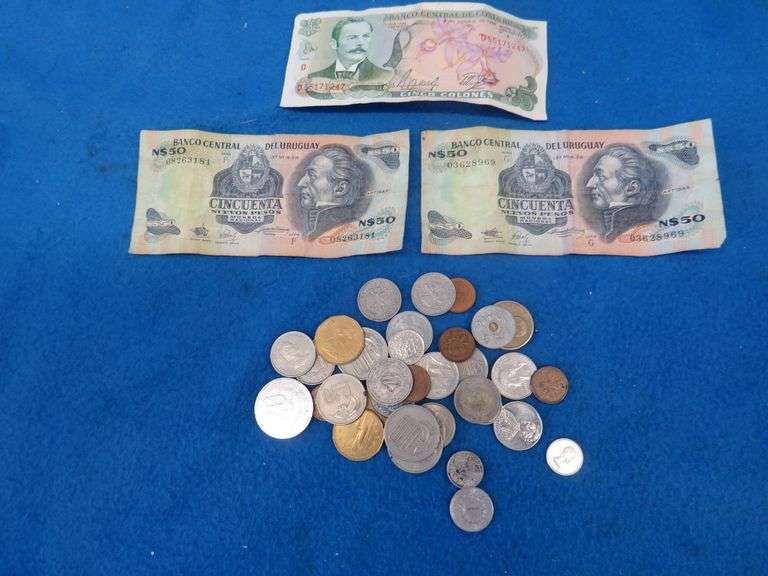 Foreign coins and currency