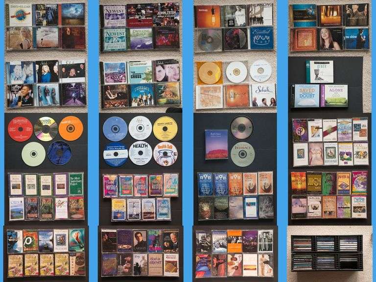 Large Collection of Contemporary Christian Music CDs & Cassettes.