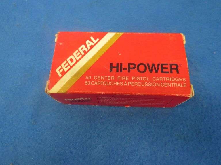 Fifty Federal 357 Magnum.  158-grain JHP.