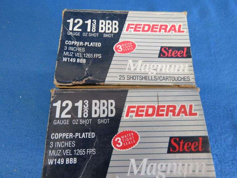 45 Federal BBB-shot 12-gauge rounds