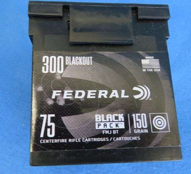 75 Federal 300 Blackout rounds