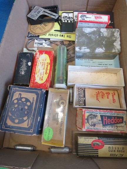 Empty bait boxes