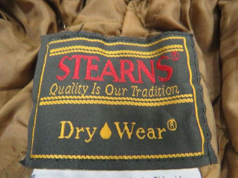 Stearns "Dry Wear" waterproof pants.  Expandable waist.  Length 44".